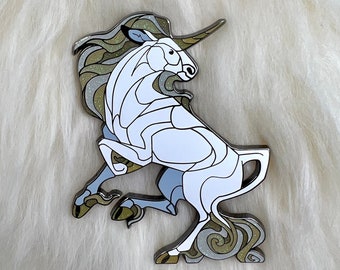 Unicorn Hard Enamel Pin | Unicorn Pin | Mythological Pin | Horse Pin