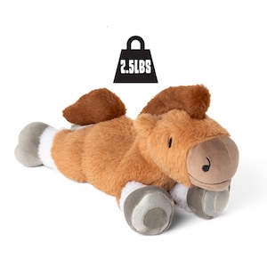 Weighted Horse Plush: Calming Sensory Stuffed Animal (2.5 lb)
