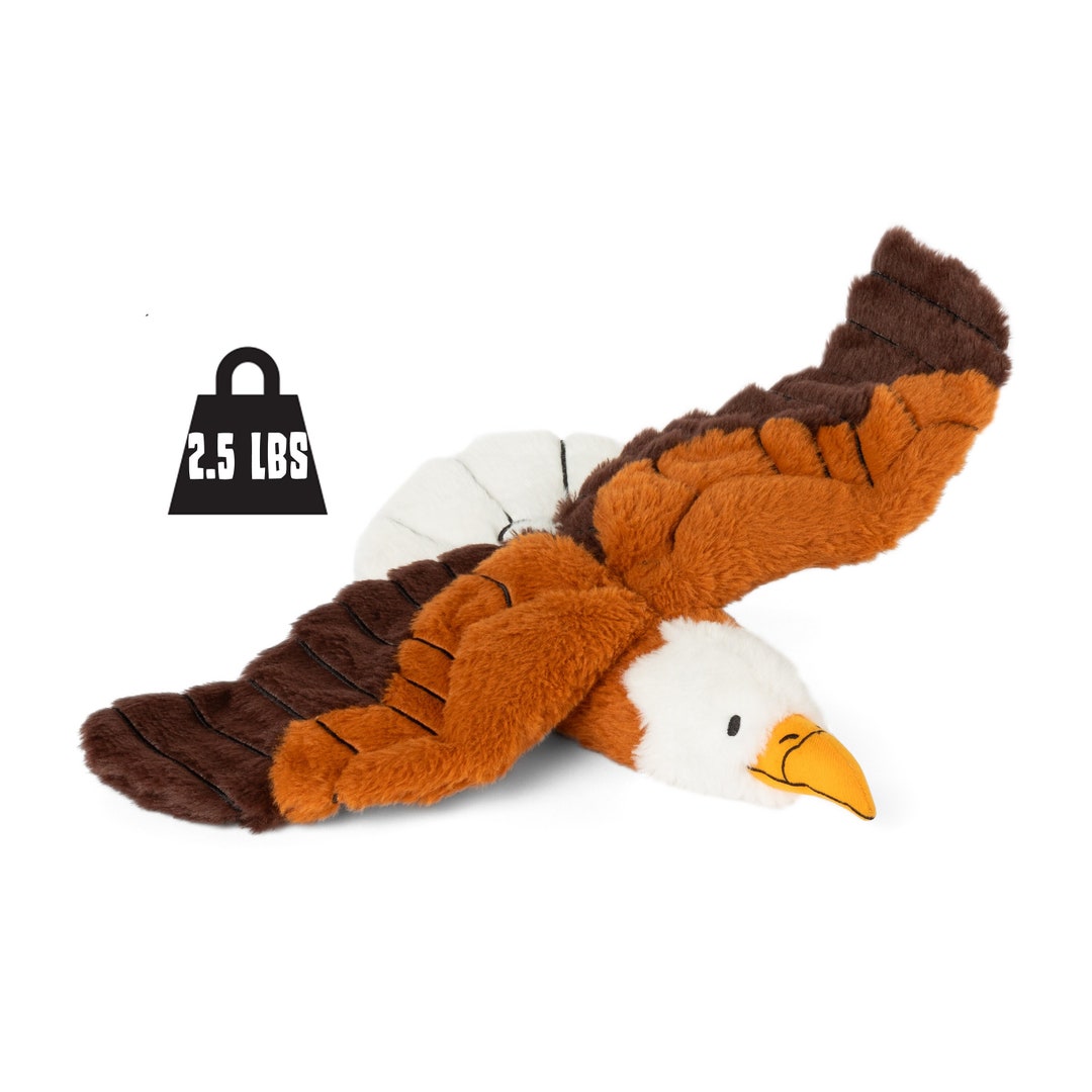 Weighted Bald Eagle Plush 2.5 Lb Weighted Stuffed Animal Eagle Plush
