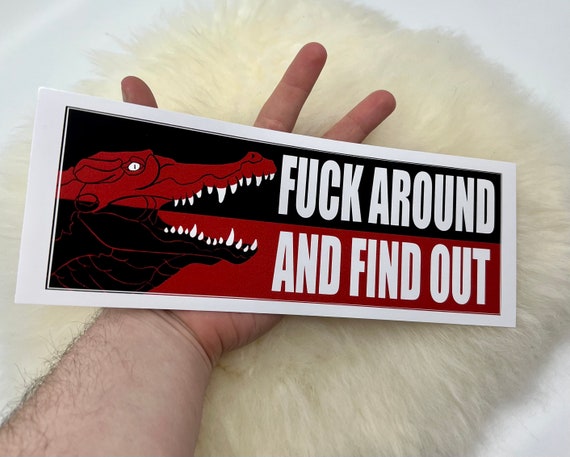 F*ck Around And Find Out Sticker