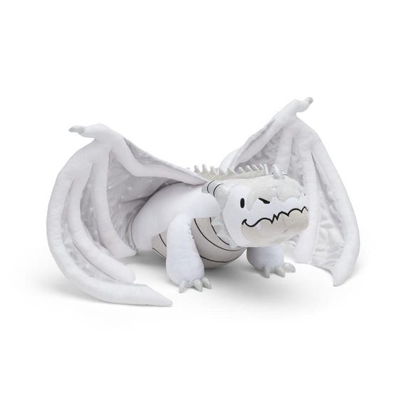 ホワイト  dragon ぬいぐるみ Weighted White Dragon Plush Anxiety Relief Stuffed Animal Therapy