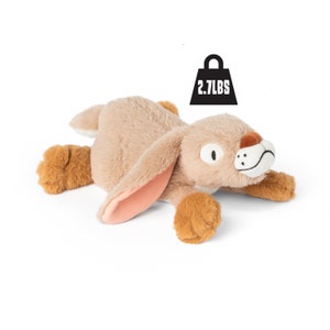 Weighted Rabbit Plush: 2.7 lb Sensory Stuffed Animal