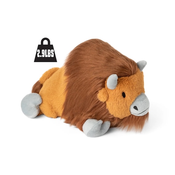 Weighted Bison Plush 2.9 Lb Weighted Stuffed Animal Buffalo Plush FREE SHIPPING Etsy UK