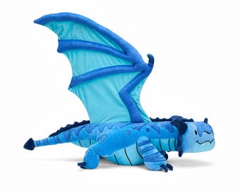 Weighted Blue Dragon Plush - Anxiety Relief Stuffed Animal Toy for Stress Comfort & Sleep Support