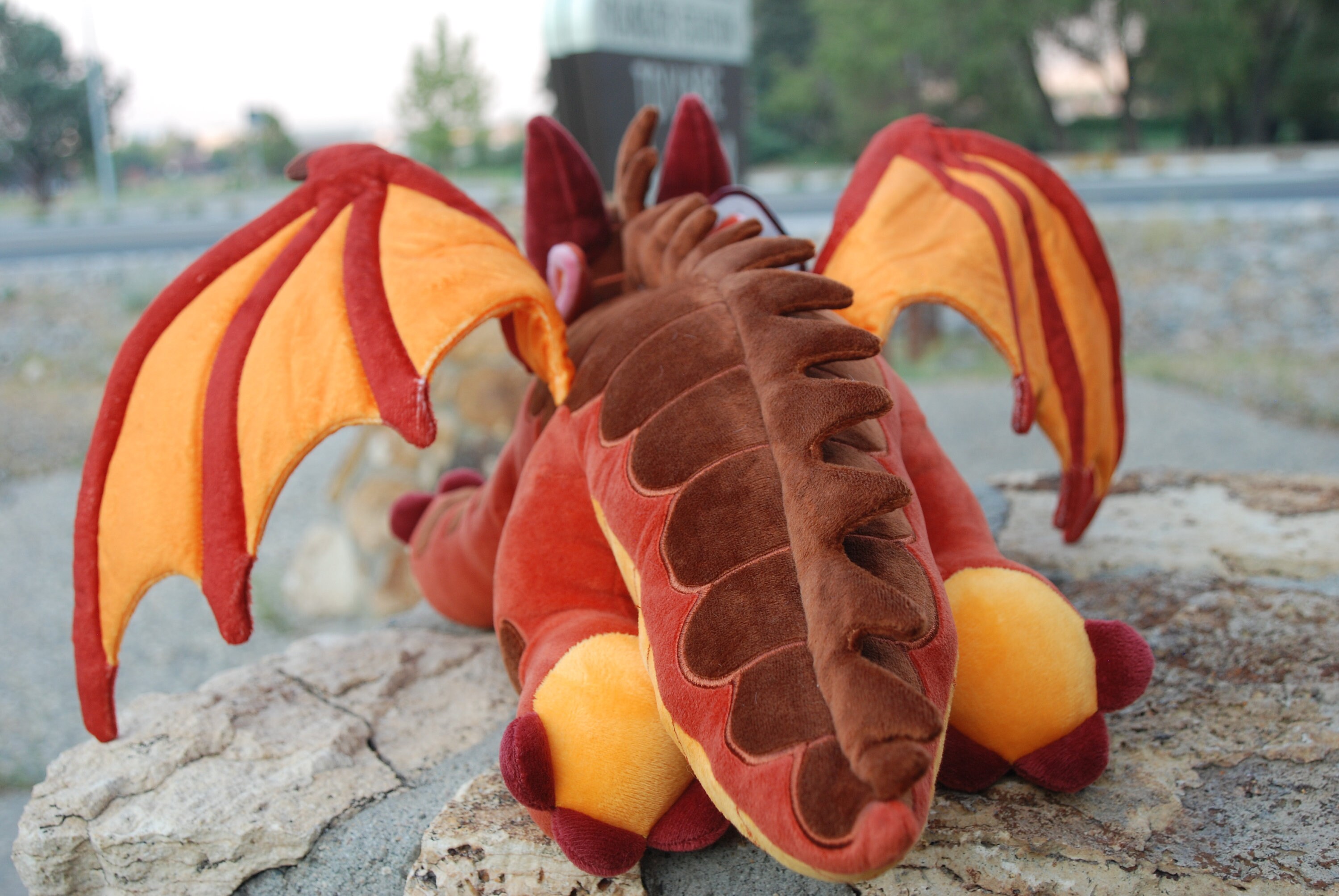 Dragon Plush Elemental Dragon earth Dragon Stuffed 