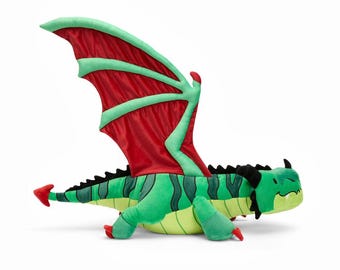 Gewichteter grüner Drache Plüschtier: Angst Relief Kuscheltier
