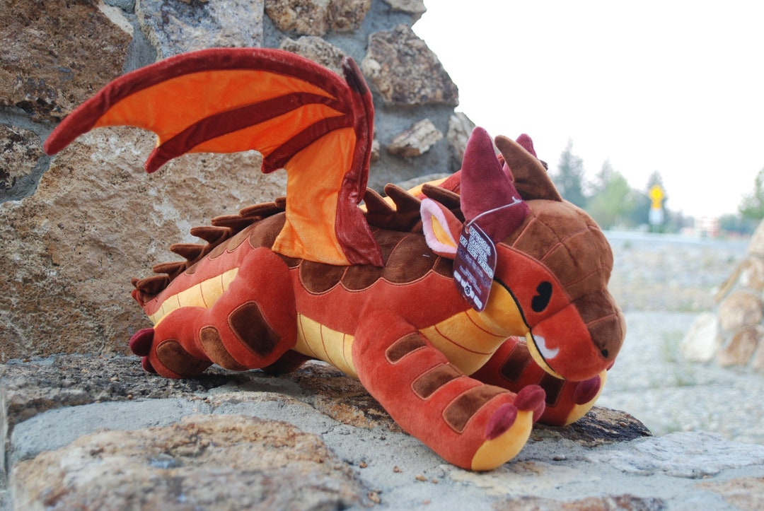 Dragon Plush Elemental Dragon earth Dragon Stuffed 