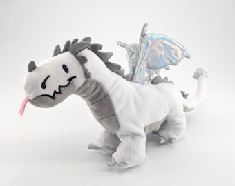 ホワイトドラゴンぬいぐるみ - Etsy 日本