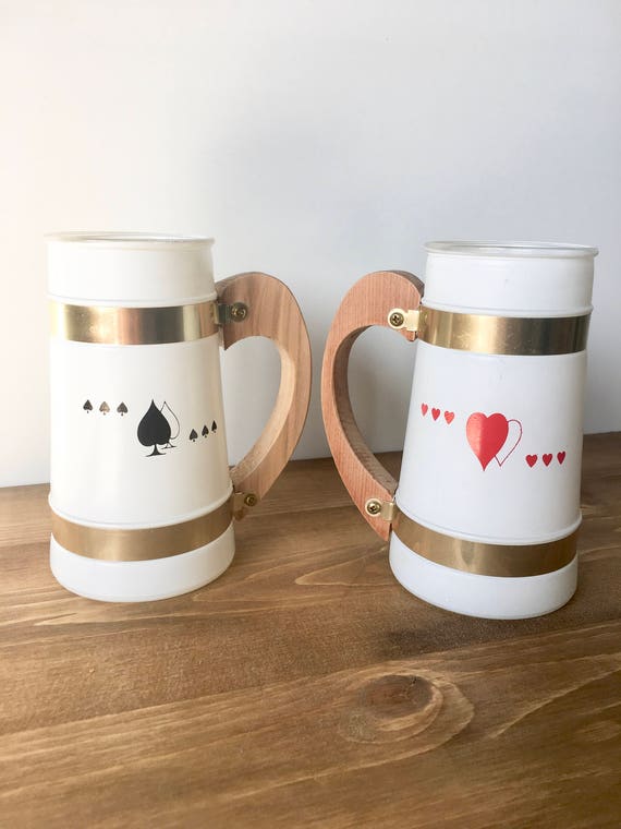 Vintage Siesta Ware Mugs Set Of 2 Heart Mug Club