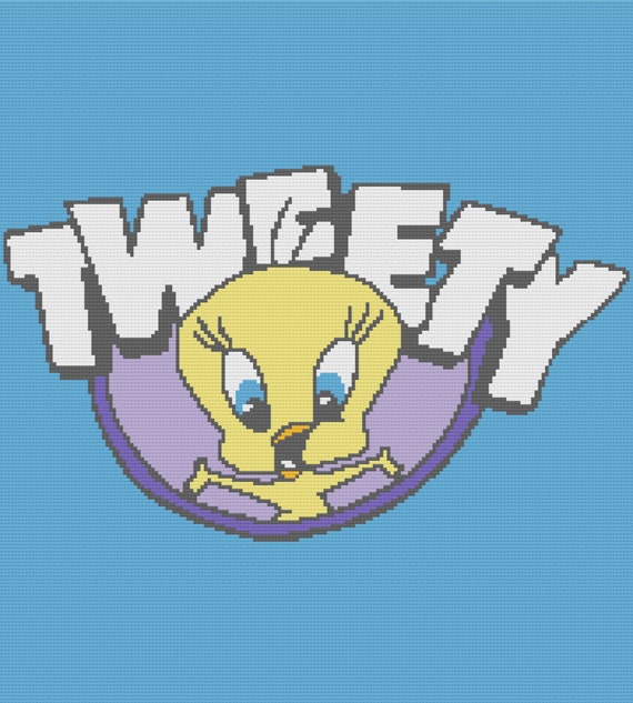 Tweety Bird Crochet Graph and Written Pattern Etsy