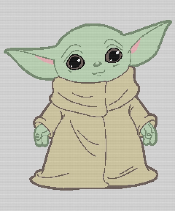 Baby Yoda Crochet Graph And Written Pattern Etsy Nederland