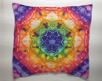 Tie Dye Bandana, Kitchen Towel, Small Tapestry