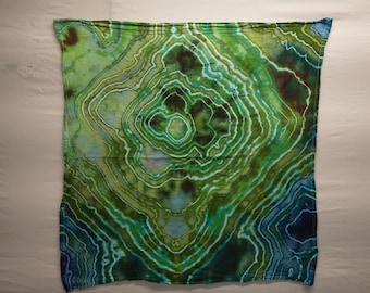 Tie Dye Bandana, Kitchen Towel, Small Tapestry