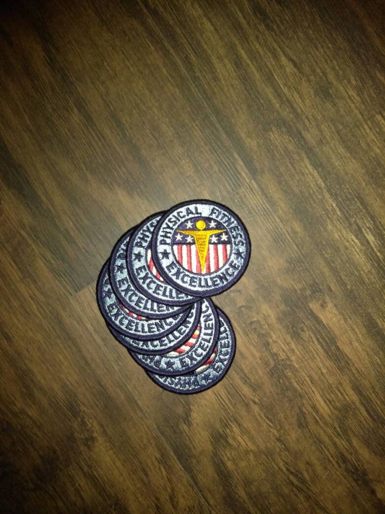 Physical fitness excellence patch