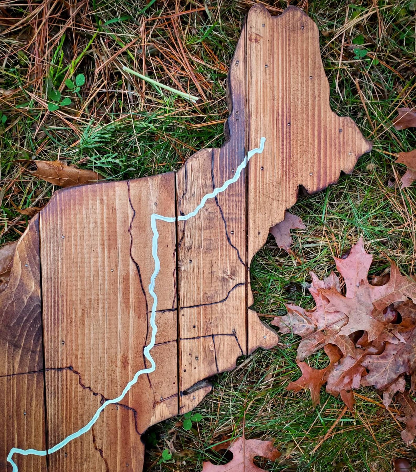 Free Shipping Appalachian Trail Wall Art Nature Decor Cabin Etsy