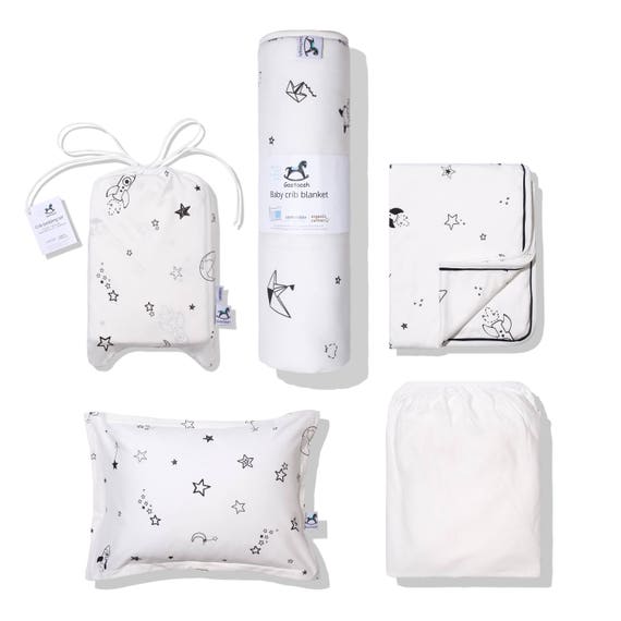 Crib Bedding Setorganic Bedding Setbaby Blanketbaby Quilt Etsy