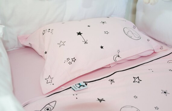 Pink Small Pillow Case Organic Pillow Case Baby Pillow Case Etsy