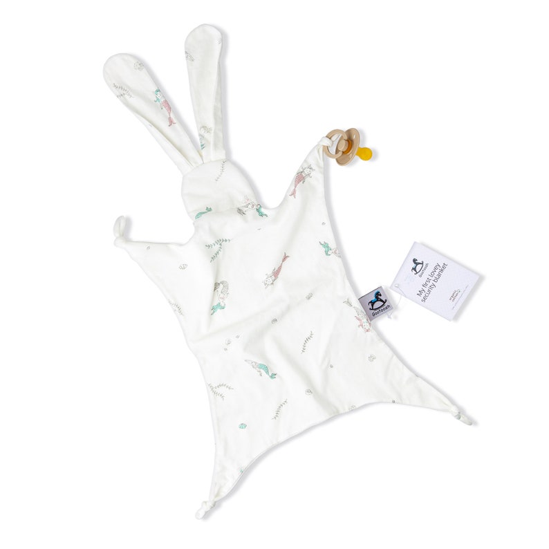 Organic Cotton Lovey Baby Blanket Security Blanket Lovie Etsy