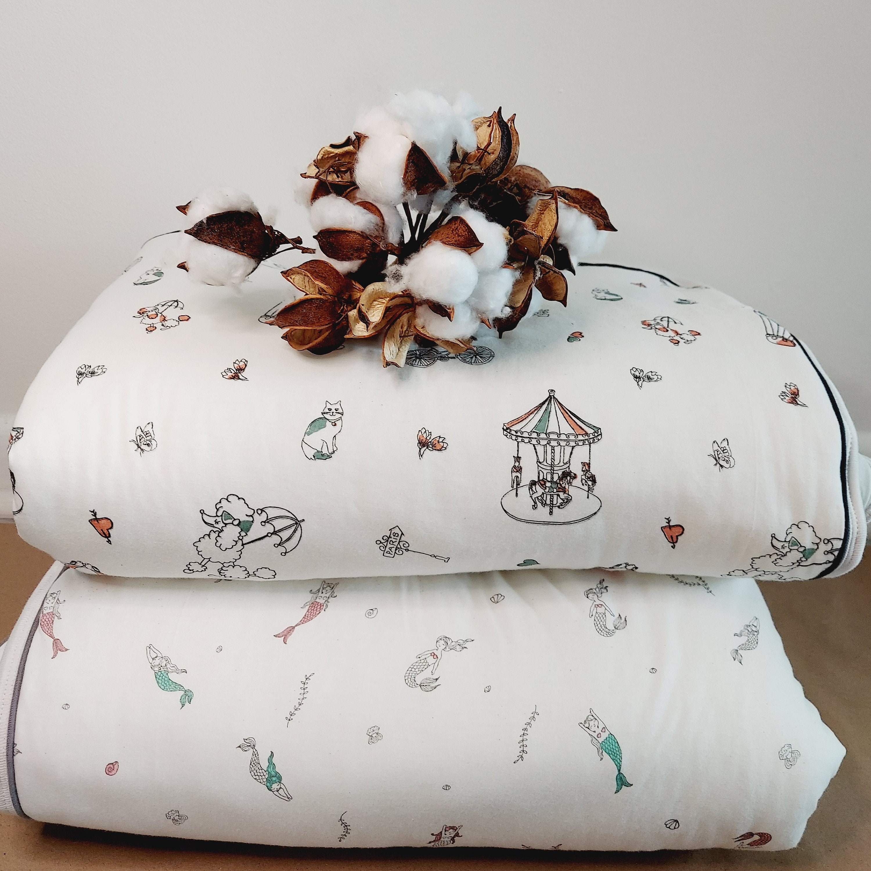 cotton crib blankets