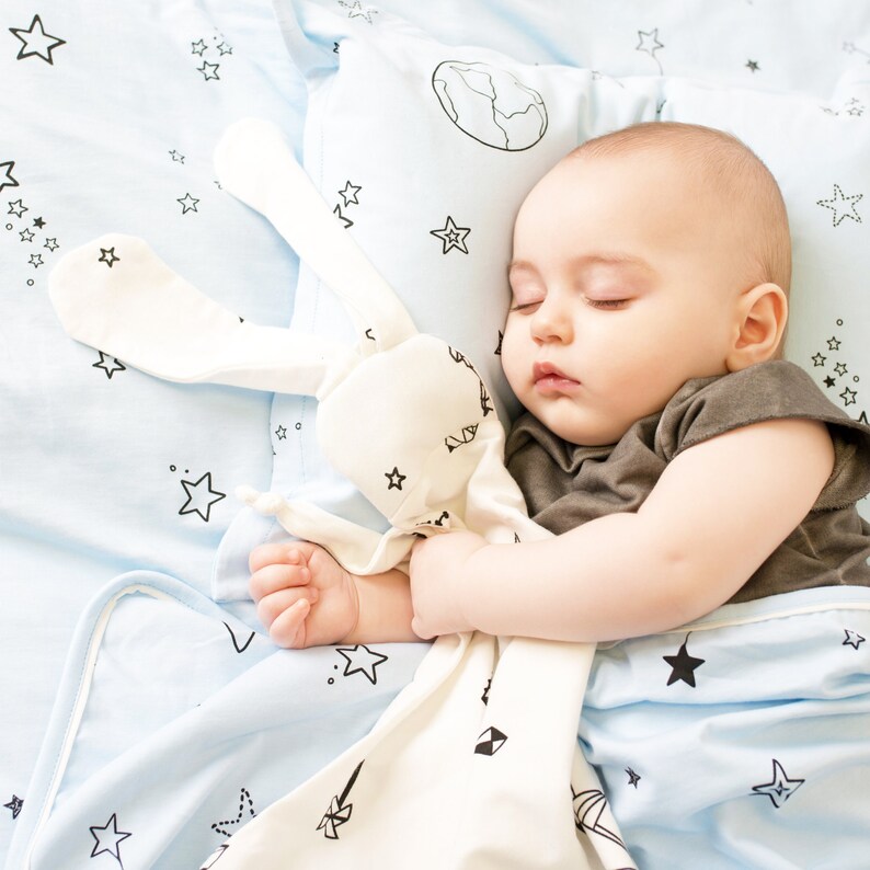 Organic Cotton Lovey Baby Blanket Security Blanket Lovie Etsy