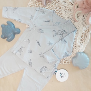 Baby kimono set, baby set, baby outfit, baby gift set, baby clothes, organic baby outfit, newborn outfit, baby clothing, baby shower gift