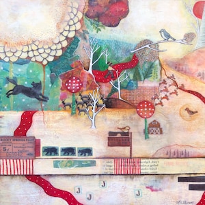 Art Collage / Mix Media Art / Original Artwork / Collage Art