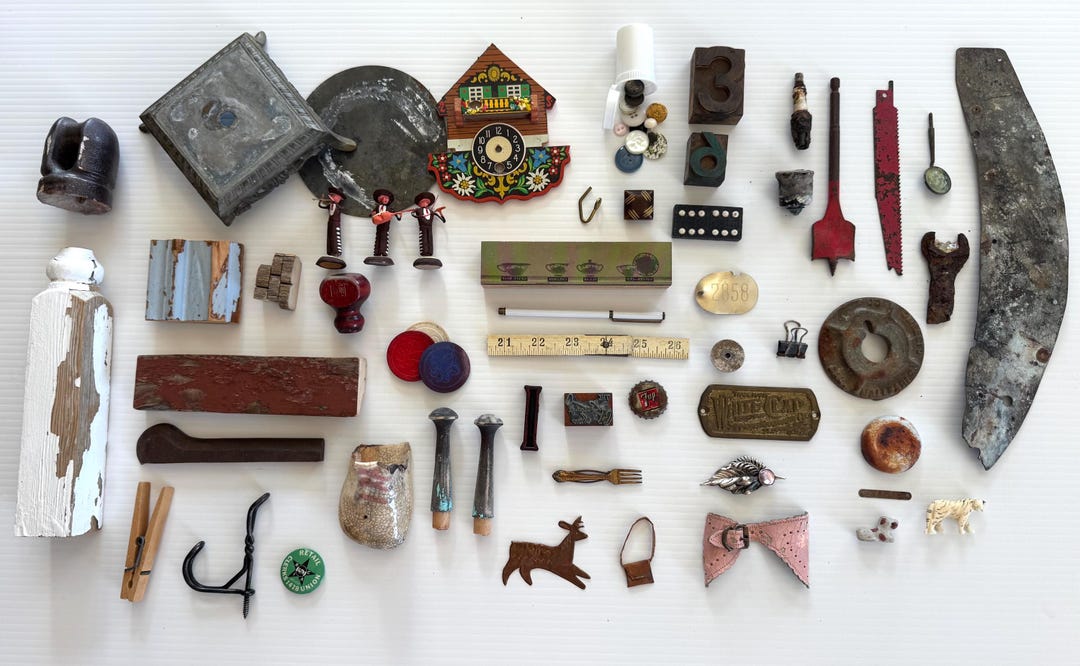 Rusty Junk Large Mixed Junk Lot, Rusty Junk, Found Junk Pieces, Reclaimed Scrap ...