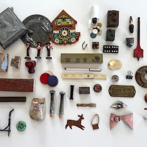 Large mixed junk lot, rusty junk, found junk pieces, reclaimed scrap, art assemblage