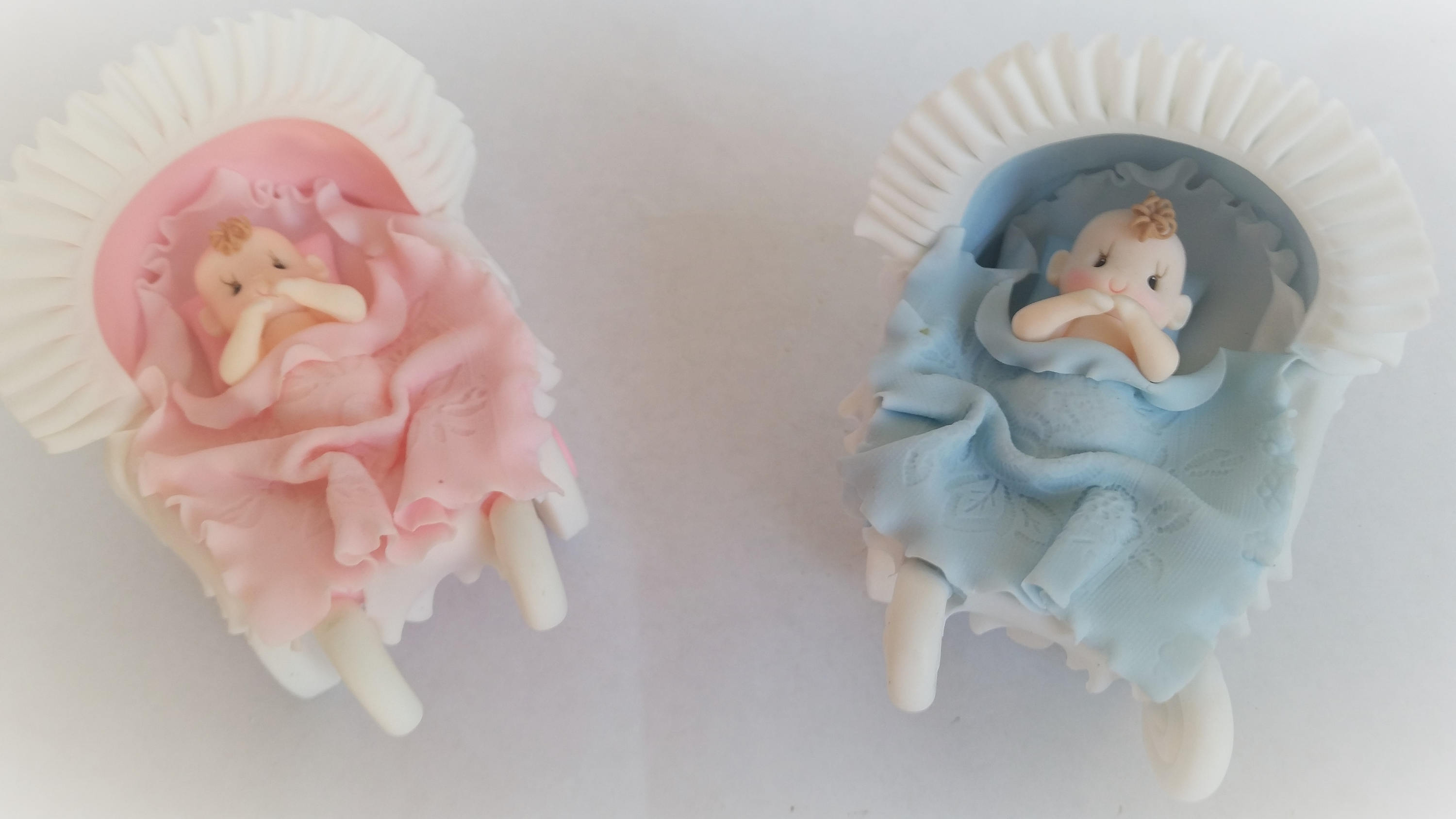 Baby Carriage Cake Topper Baby Shower Cake Topper Twin Etsy