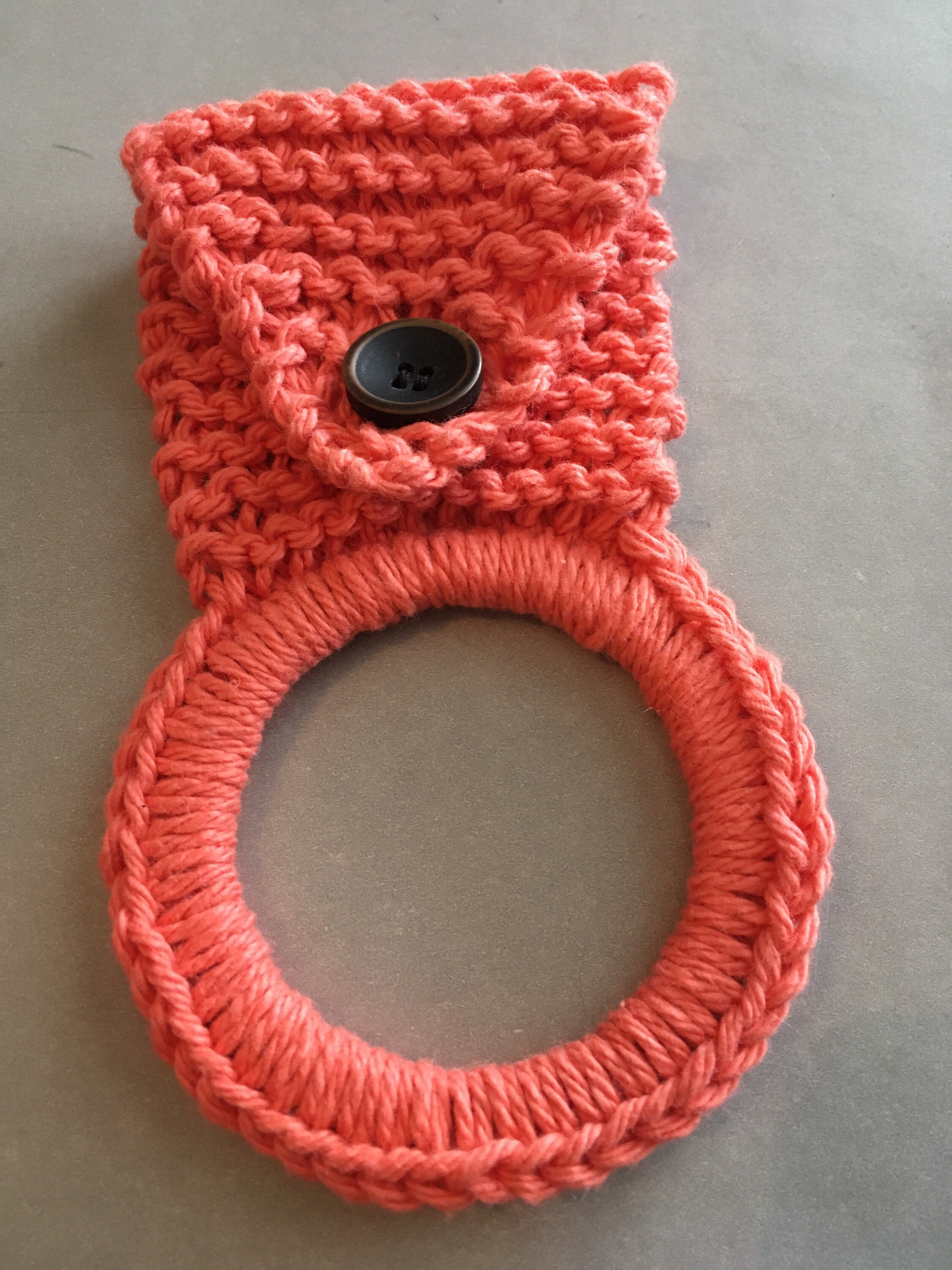 Knitted Towel Holder Towel Holder Tea Towel Holder Towel Etsy