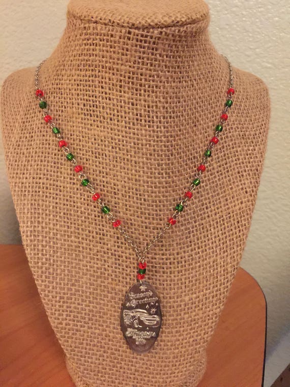 lightning mcqueen necklace