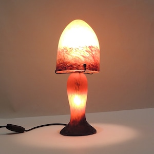 Lumières de la Ville glass Lumières De La Ville Glass Paste Table Lamp, Nancy. Art