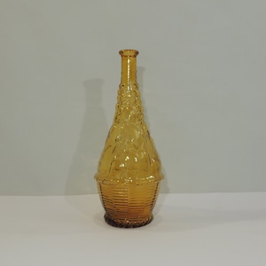 glass carafe Italian amber/vintage