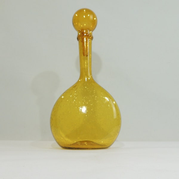 Carafe Biot /verre bullé/vintage