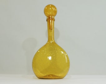 Carafe Biot /verre bullé/vintage