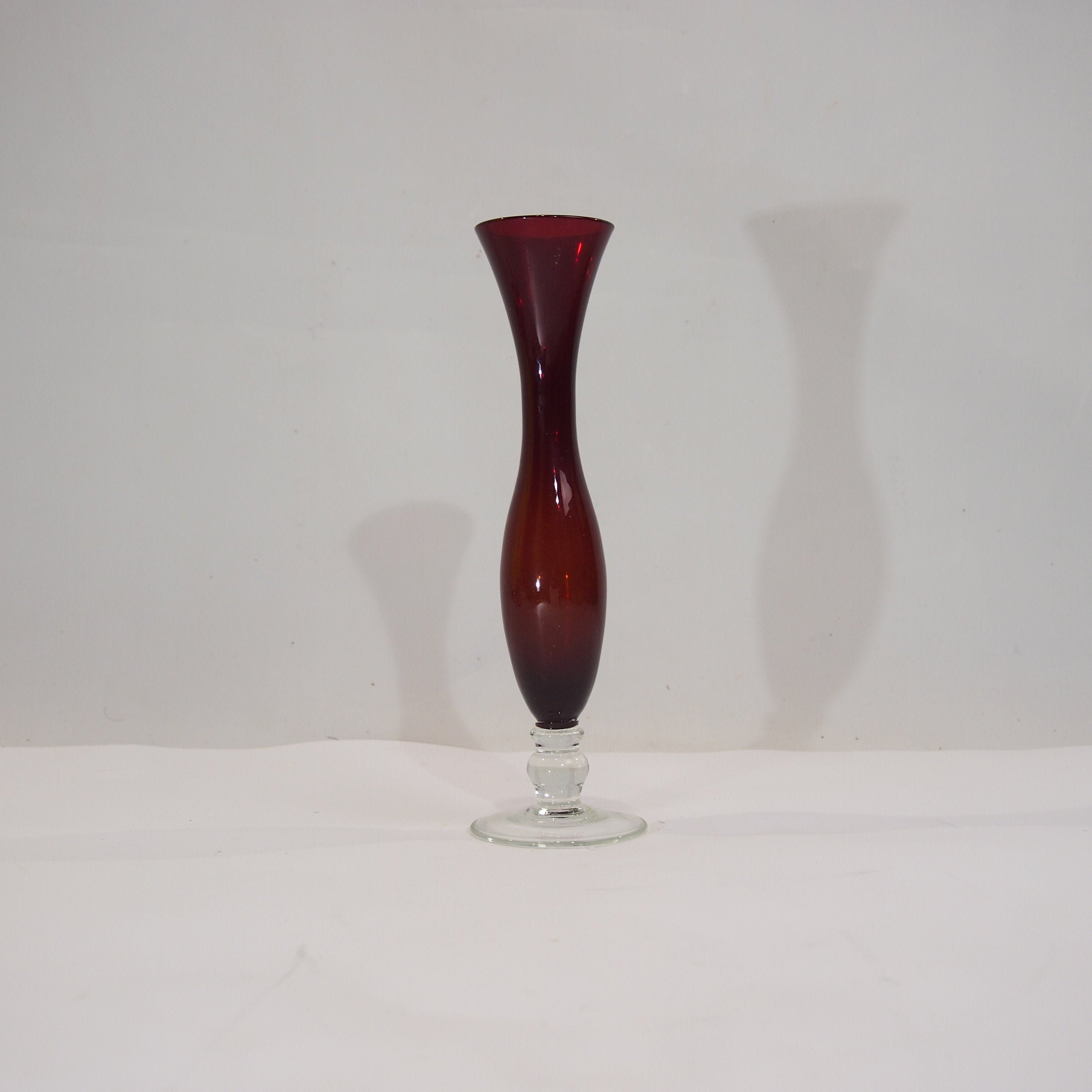 Vase Cristal de Verre /Soliflore/Vintage