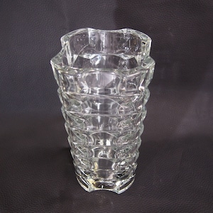 Jarrón de cristal vintage