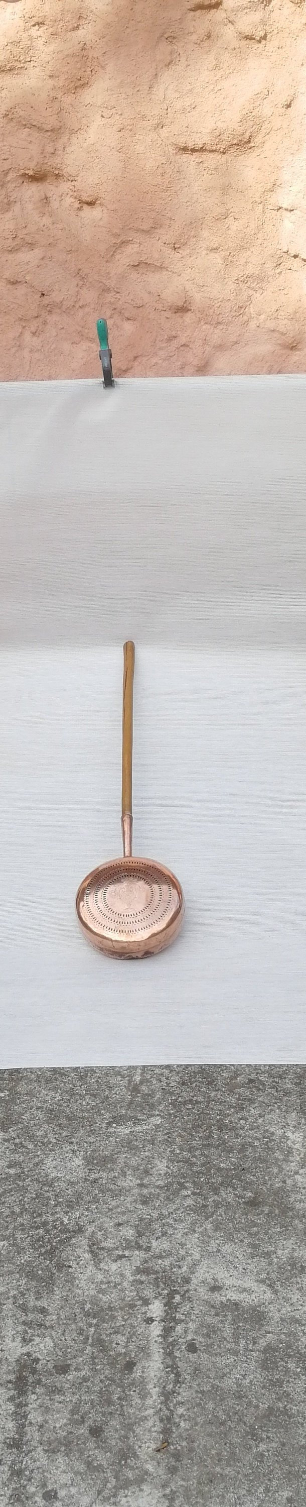 Bassinoire en Cuivre /Chauffeuse de Lit /Vintage