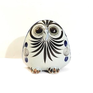 Ken Edwards El Palomar Pottery Owl – Mexican Vintage Ceramics – 1960s Tonalá – Handmade without lead
