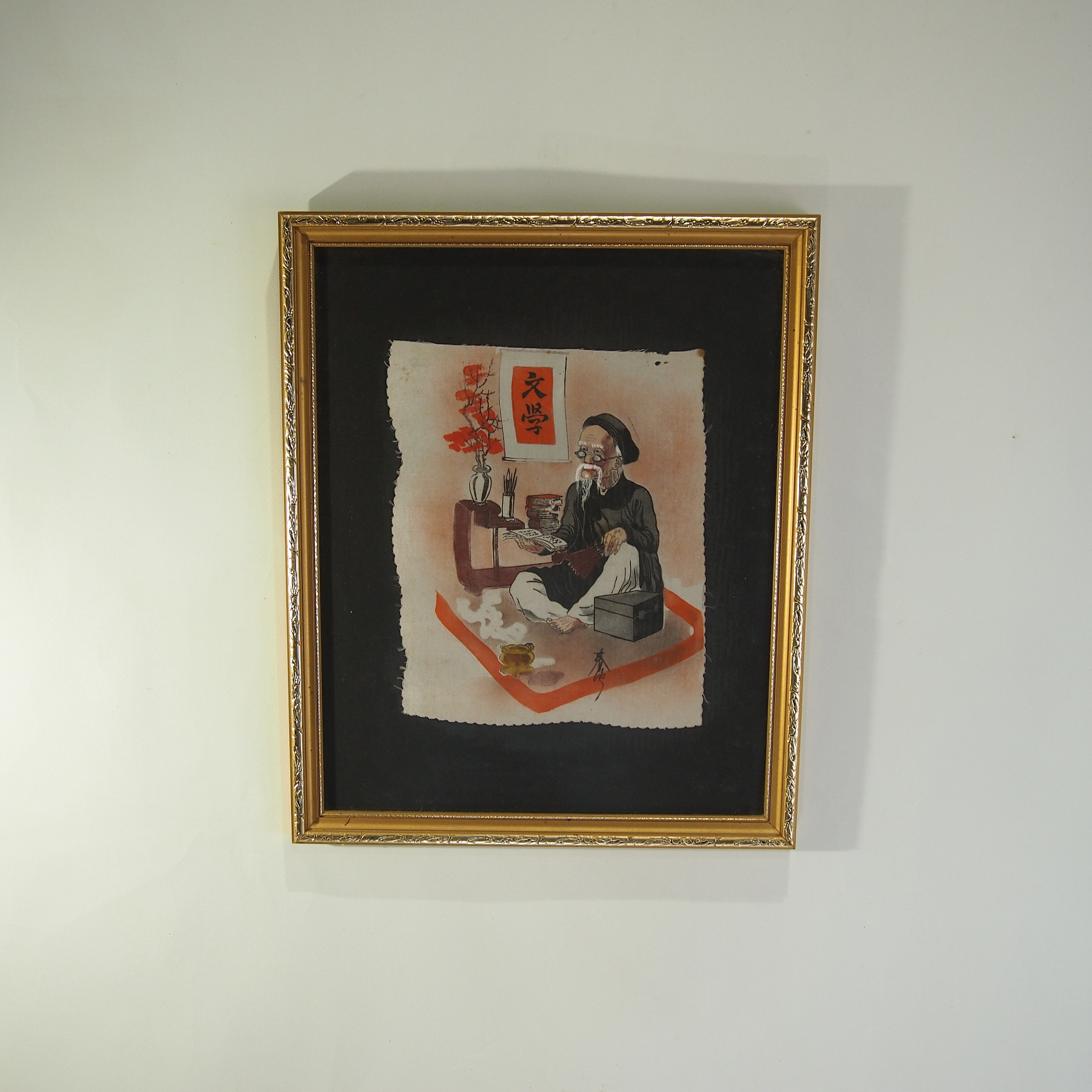 Painting On Silk/Watercolor Vintage