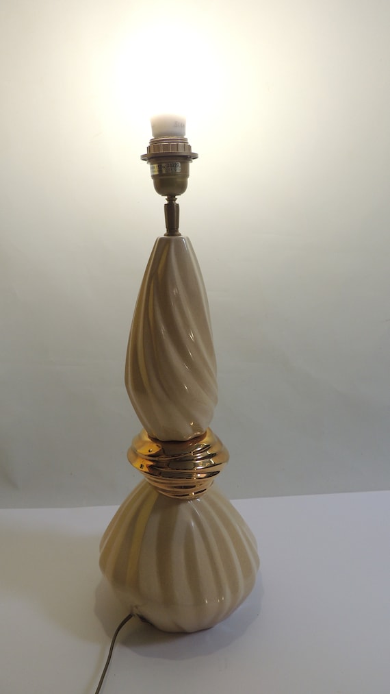 Lampe De Table En Céramique Drimmer – Style Salon, Vintage, Occasion