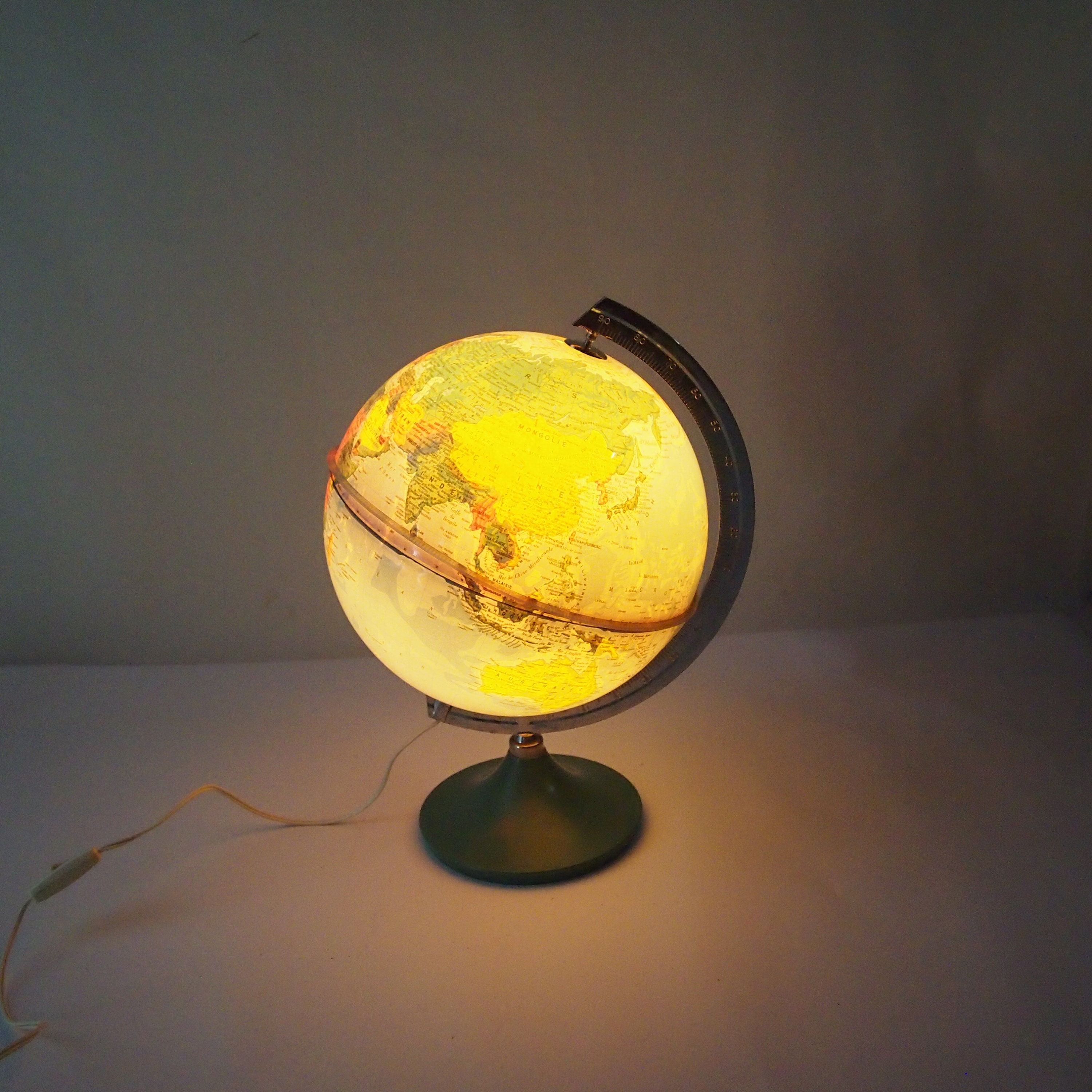 Globe Terrestre Lumineux/1970 /Avec Urss