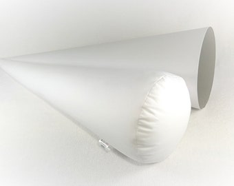 Set: Rohling + Kissen für die Schultüte (70cm) in weiß