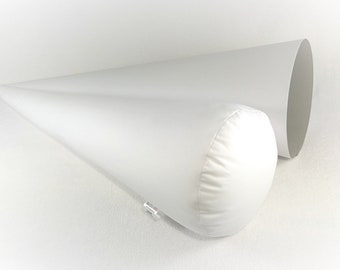 Set: Blank cone + cushion for the school cone (70 cm) in white