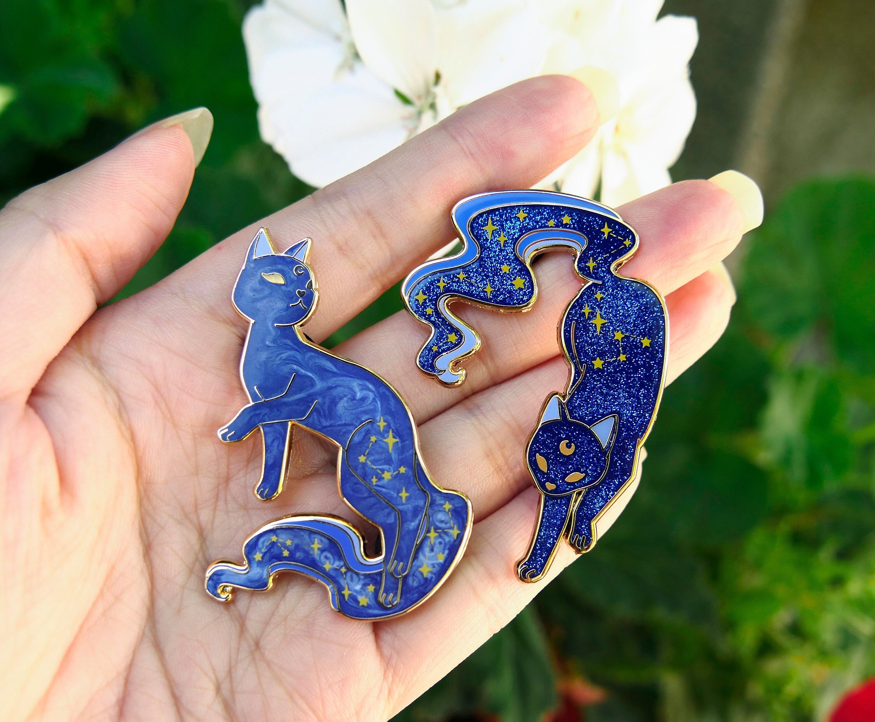 Ceramic Cat Pin — Siamese Social Club