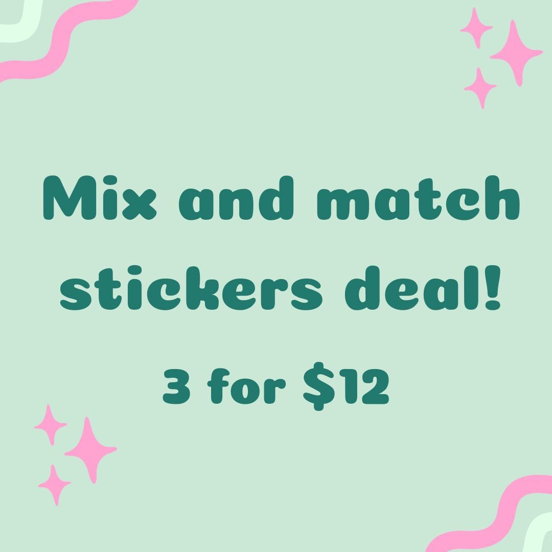 Mix and Match Stickers | Vinyl Sticker Pack | Sticker Set | Cute ...
