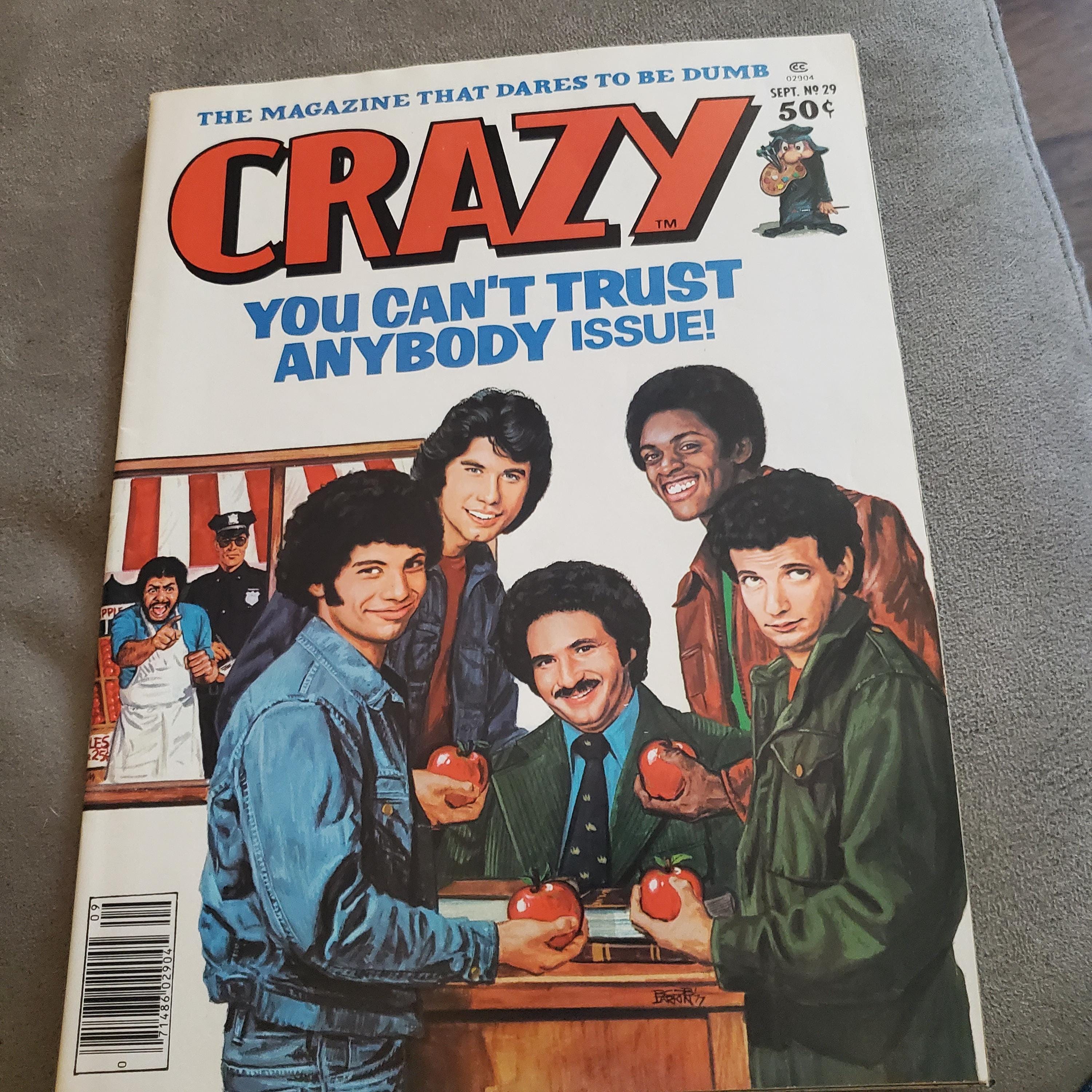 Welcome back kotter John Travolta Crazy magazine spoof issue 1977