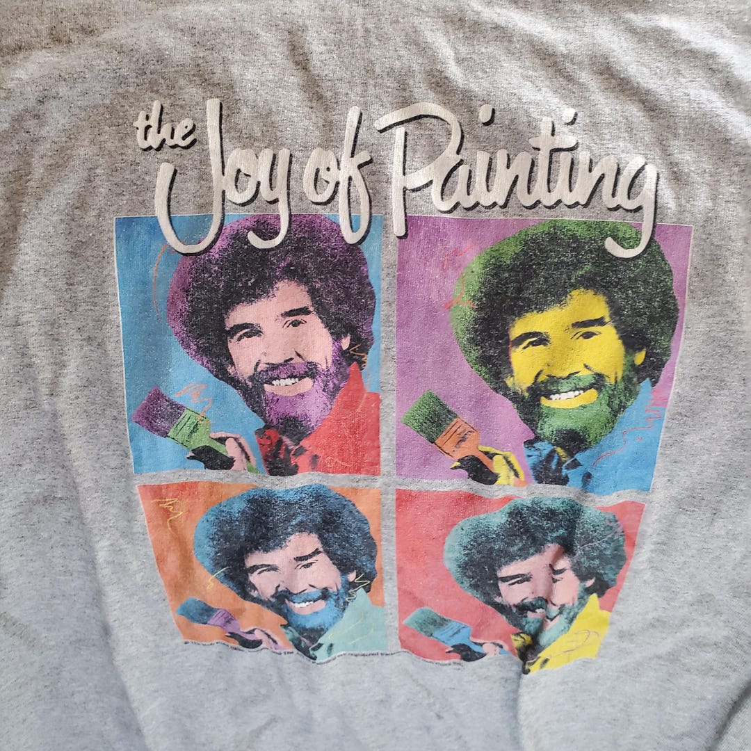 Bob Ross T Shirt the Joy of Painting,size Medium,excellant - Etsy