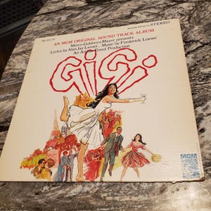 Gigi  Leslie Caron  Movie Soundtrack vinyl lp 1958