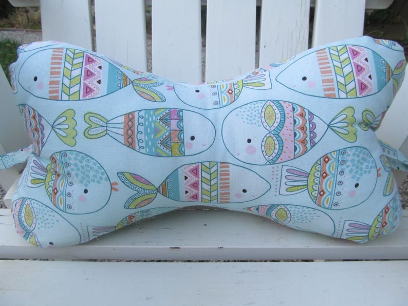 Fish Dog Bone Neck Pillow Dog Bone Neck Pillow Bone Neck Etsy